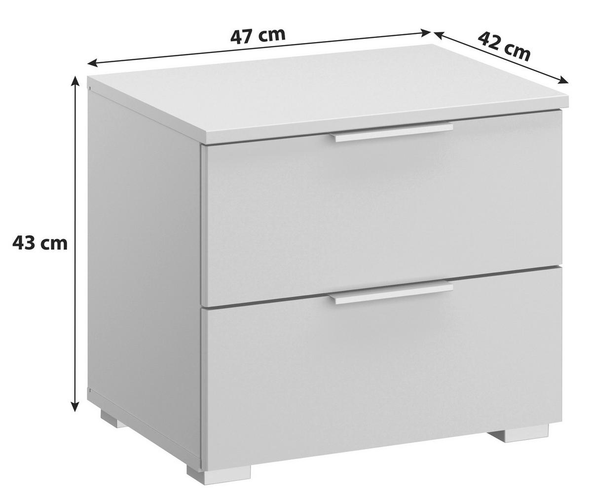NOPTIERA ALABAMA - șampanie, Modern, material pe bază de lemn (47/43/42cm) - Modern Living