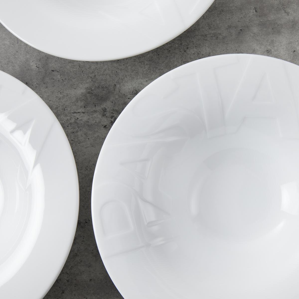 Set Krožnikov Za Testenine Gourmet, 4-Delni - bela, keramika (30cm) - Creatable