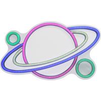 Led Svjetiljka Dekorativna Erdio - bijela/prozirno, Konvencionalno, plastika (40/27,5/1,9cm) - Mömax