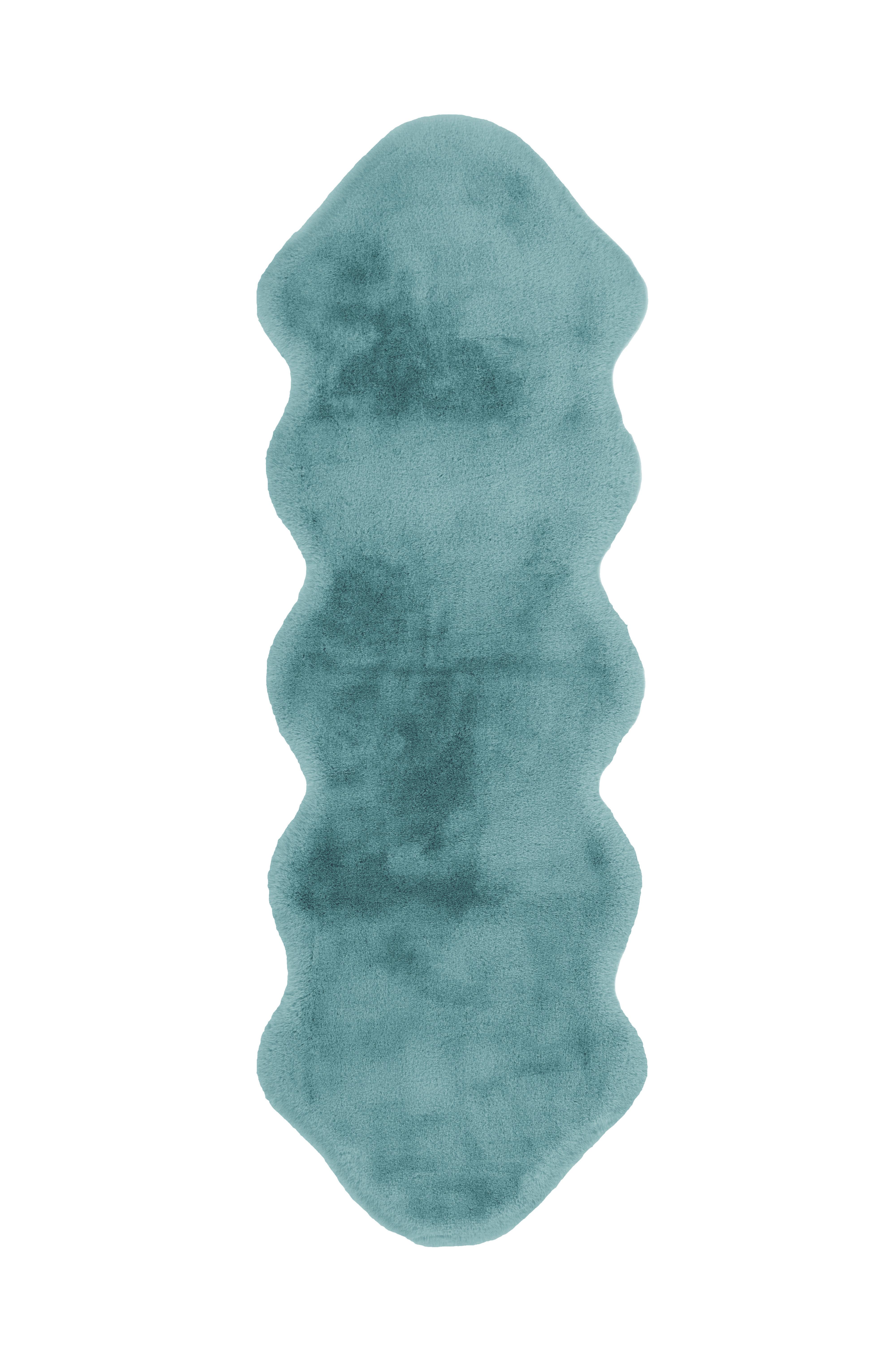 KUNSTFELL RABBIT SHEEPSKIN 300 TÜRKIS - Konventionell (60/180cm) - Kayoom