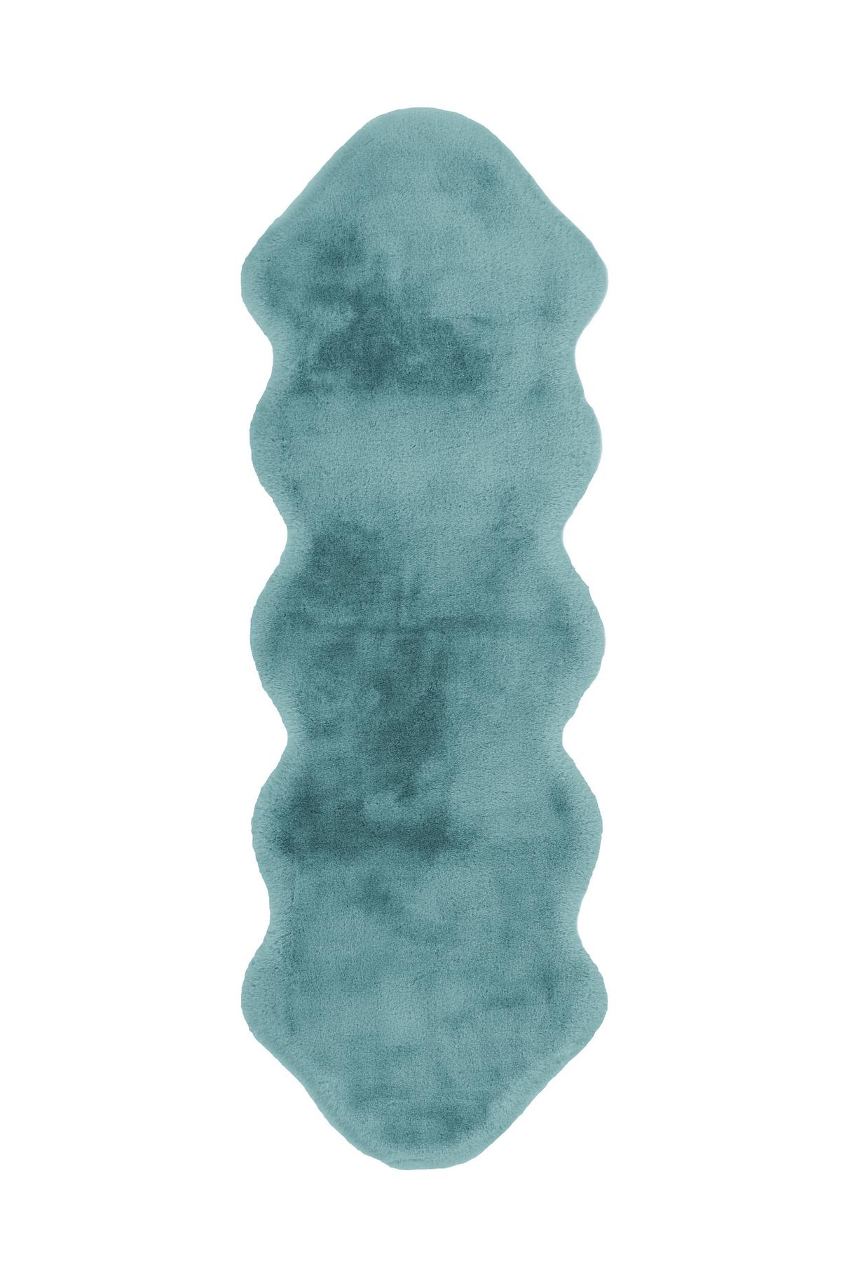 KUNSTFELL RABBIT SHEEPSKIN 300 TÜRKIS - Konventionell (60/180cm) - Kayoom