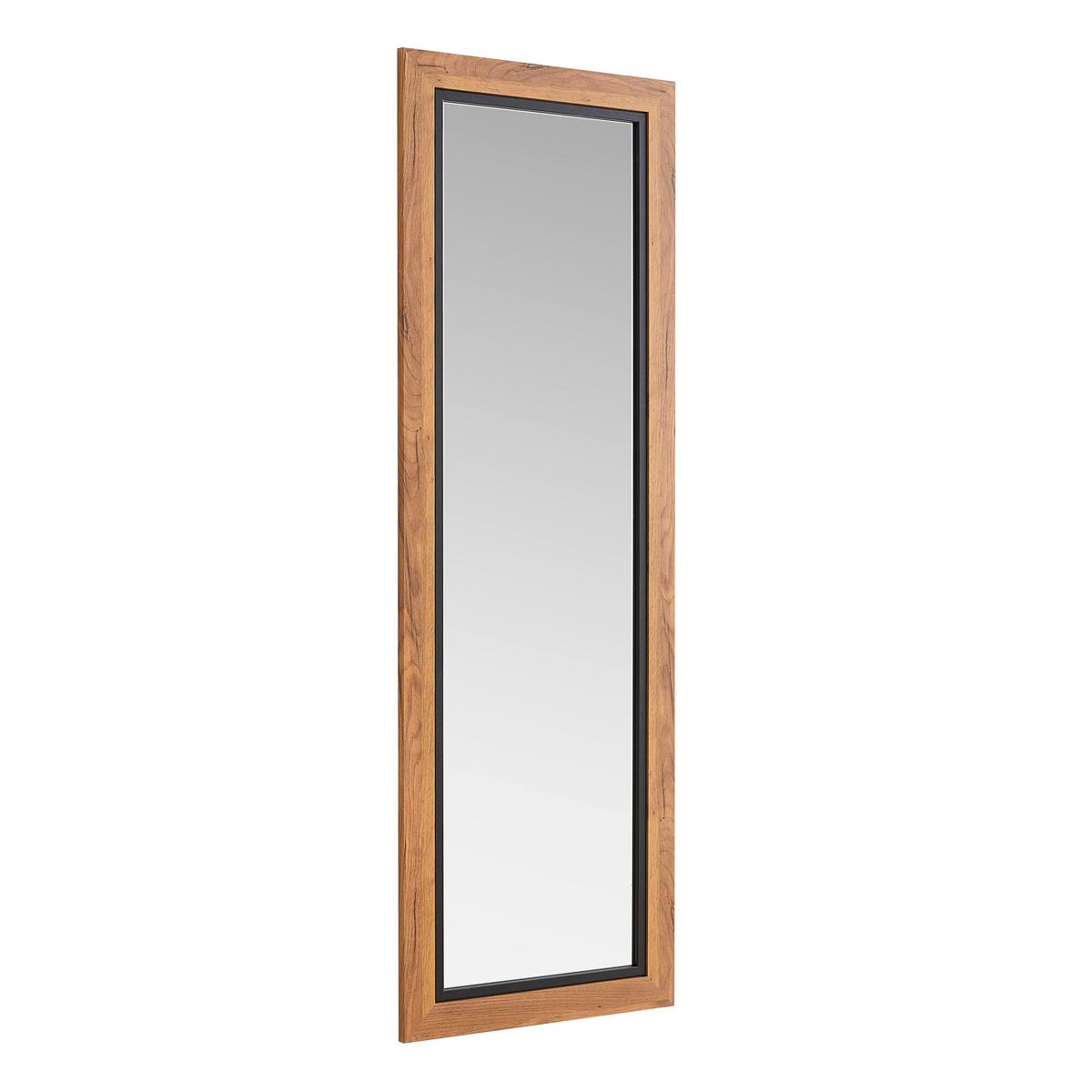 Wandspiegel Forest in Eichefarben - Eichefarben, MODERN, Glas/Holzwerkstoff (55/165cm) - Mömax