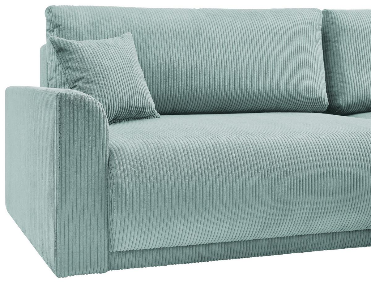 Coltar Kim - verde mentă, Modern, lemn (233/146cm) - Modern Living