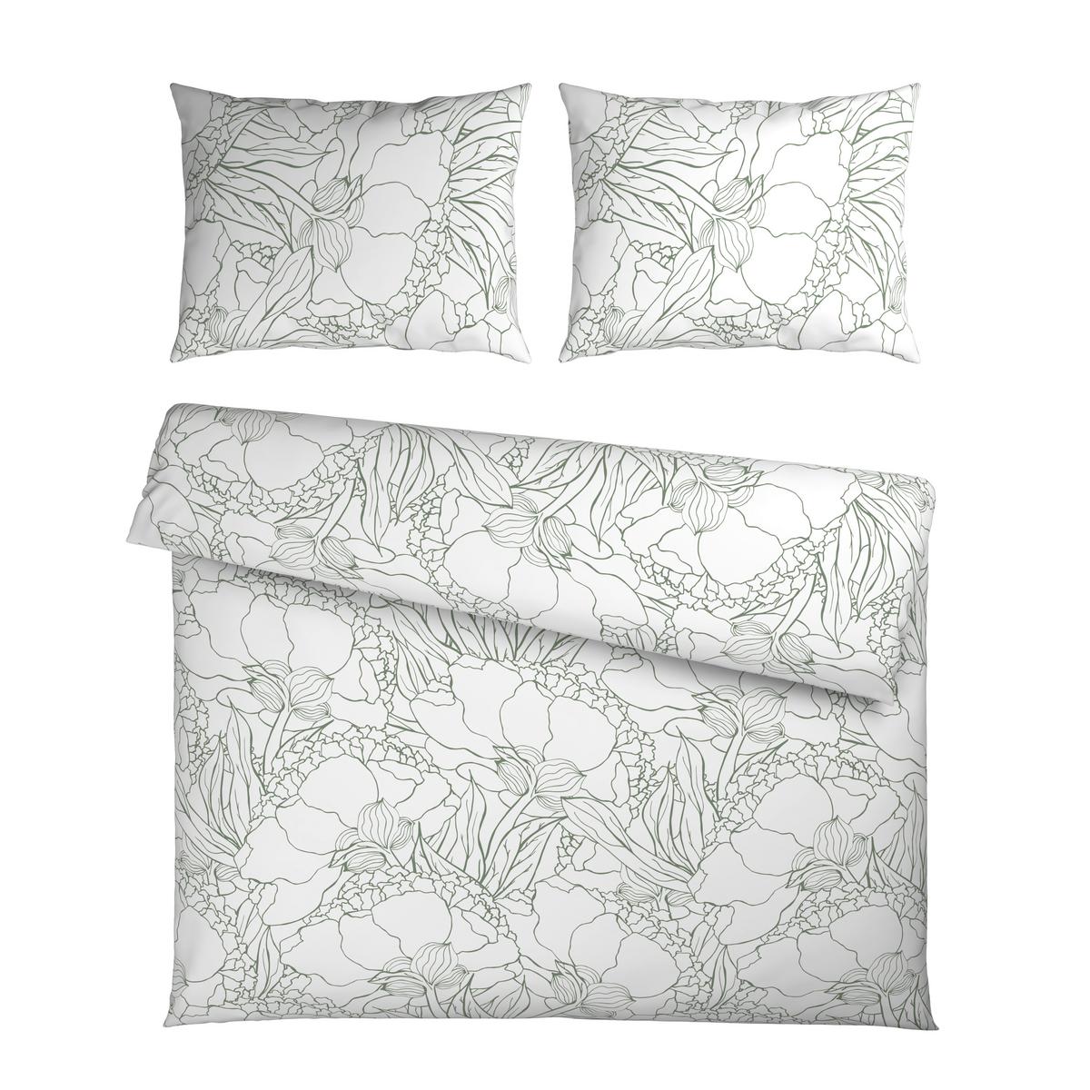 Posteljina Emma Xxl 200x200/2x60x80cm - maslinasto zelena, tekstil (200/200cm) - Mömax
