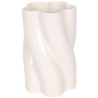 Vaza Rocco - bela, Trendi, keramika (15,9/24,2cm) - Mömax