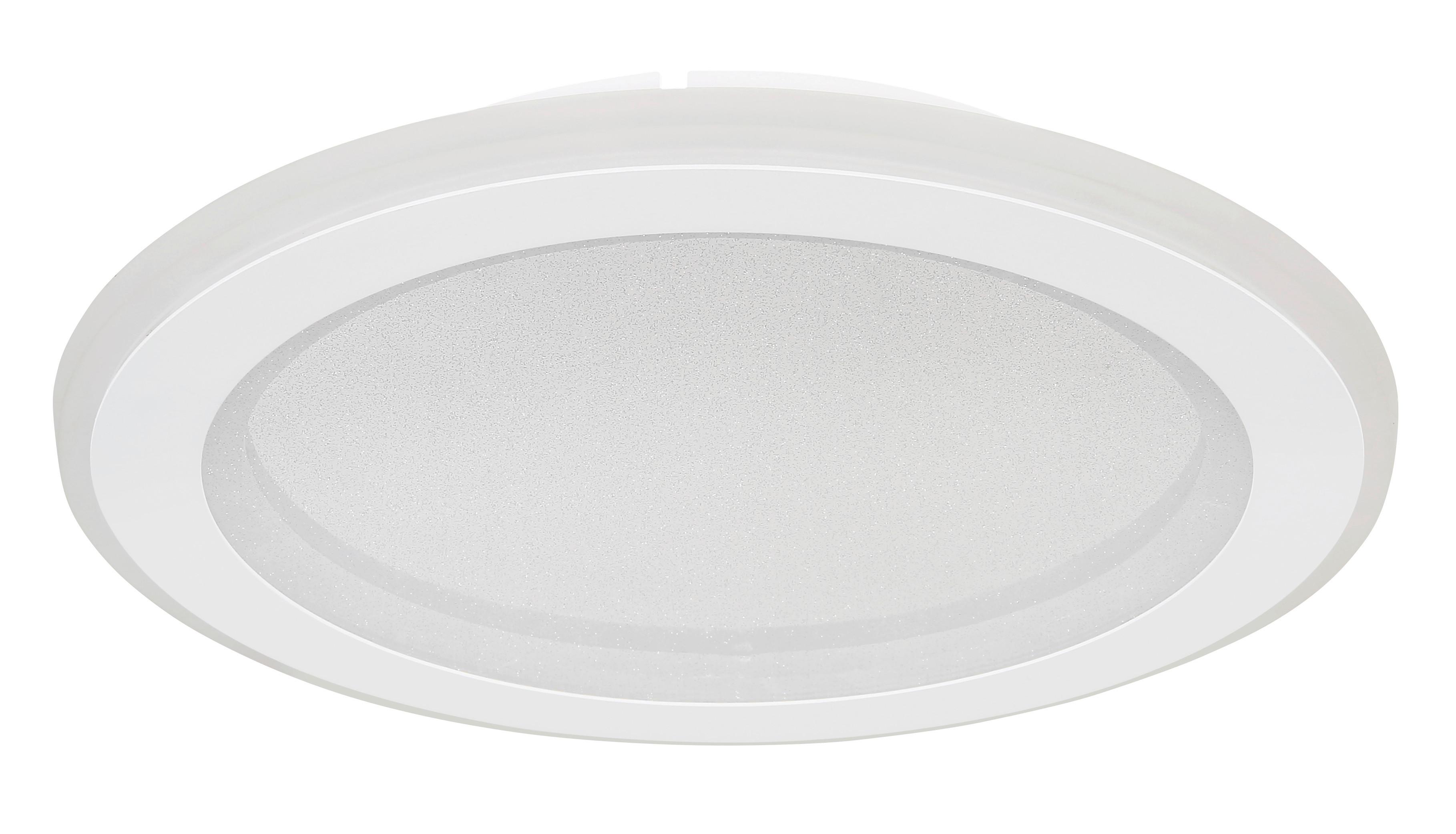 Stropna Led-svetilka Tini, S Sijalko - bela/opal, Design, kovina/umetna masa (29,7/4,7cm) - Globo