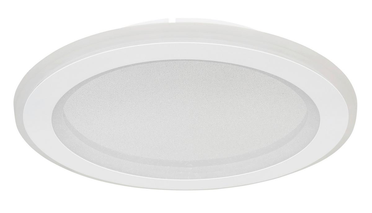 Stropna Led-svetilka Tini, S Sijalko - bela/opal, Design, kovina/umetna masa (29,7/4,7cm) - Globo