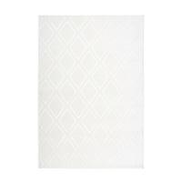 Flachwebeteppich Monroe 300 Weiss - Weiss, Konventionell, Textil (80/150cm) - Kayoom