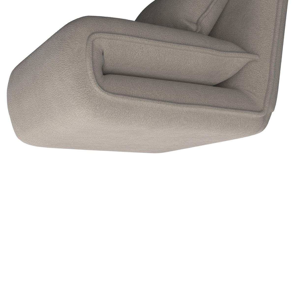 Schlafsessel Macy Bouclé Beige - Beige, MODERN, Textil/Metall (83/35/65cm) - Bessagi Home