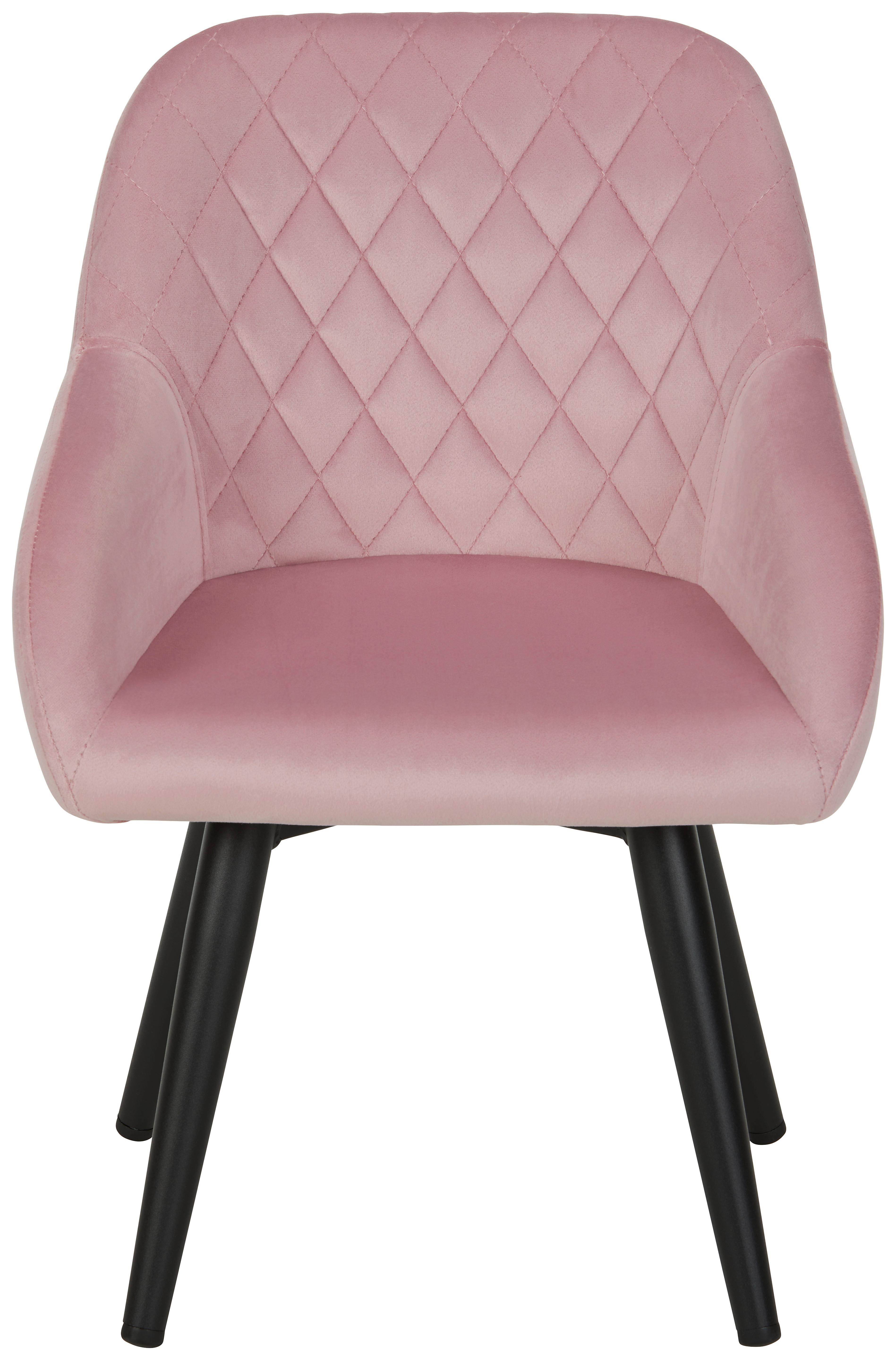 Otroški Stol Mahe - roza, Konvencionalno, kovina/tekstil (32/55/33cm) - Mömax