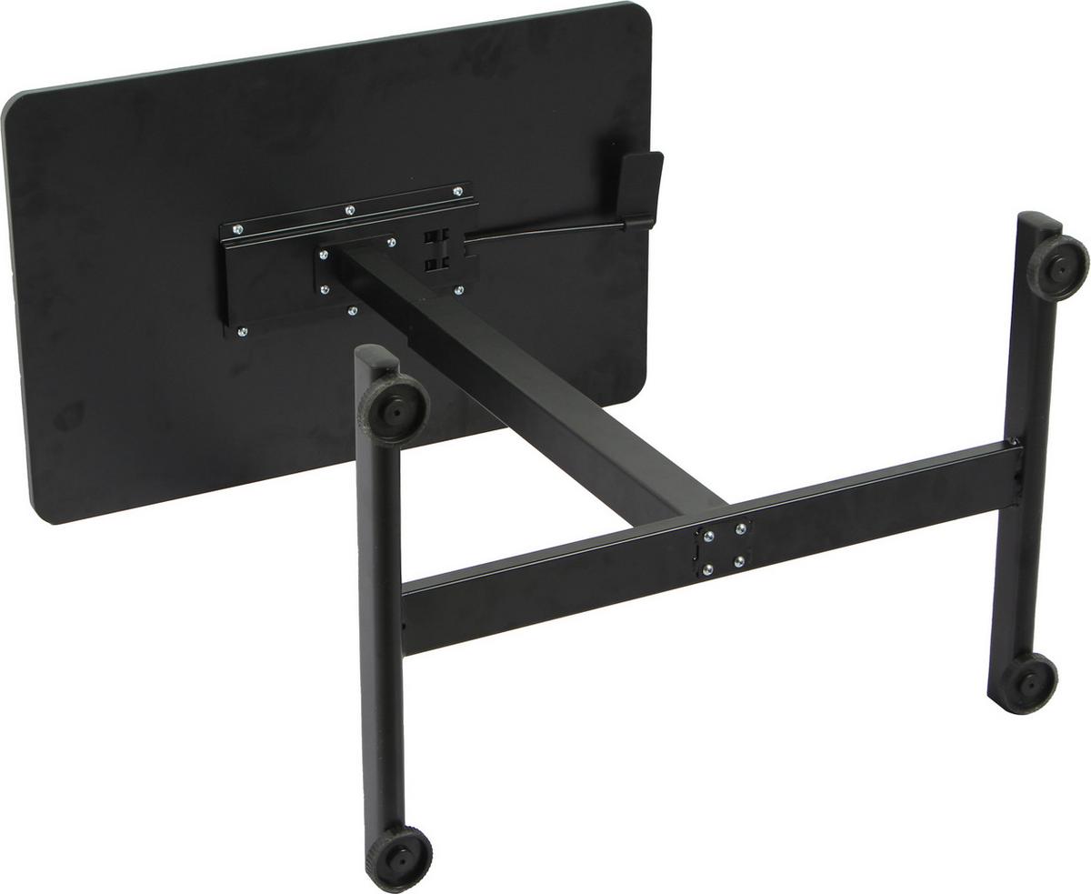 Schreibtisch Danny Schwarz - Schwarz, MODERN, Holzwerkstoff/Metall (75/48/75-110cm) - Mömax