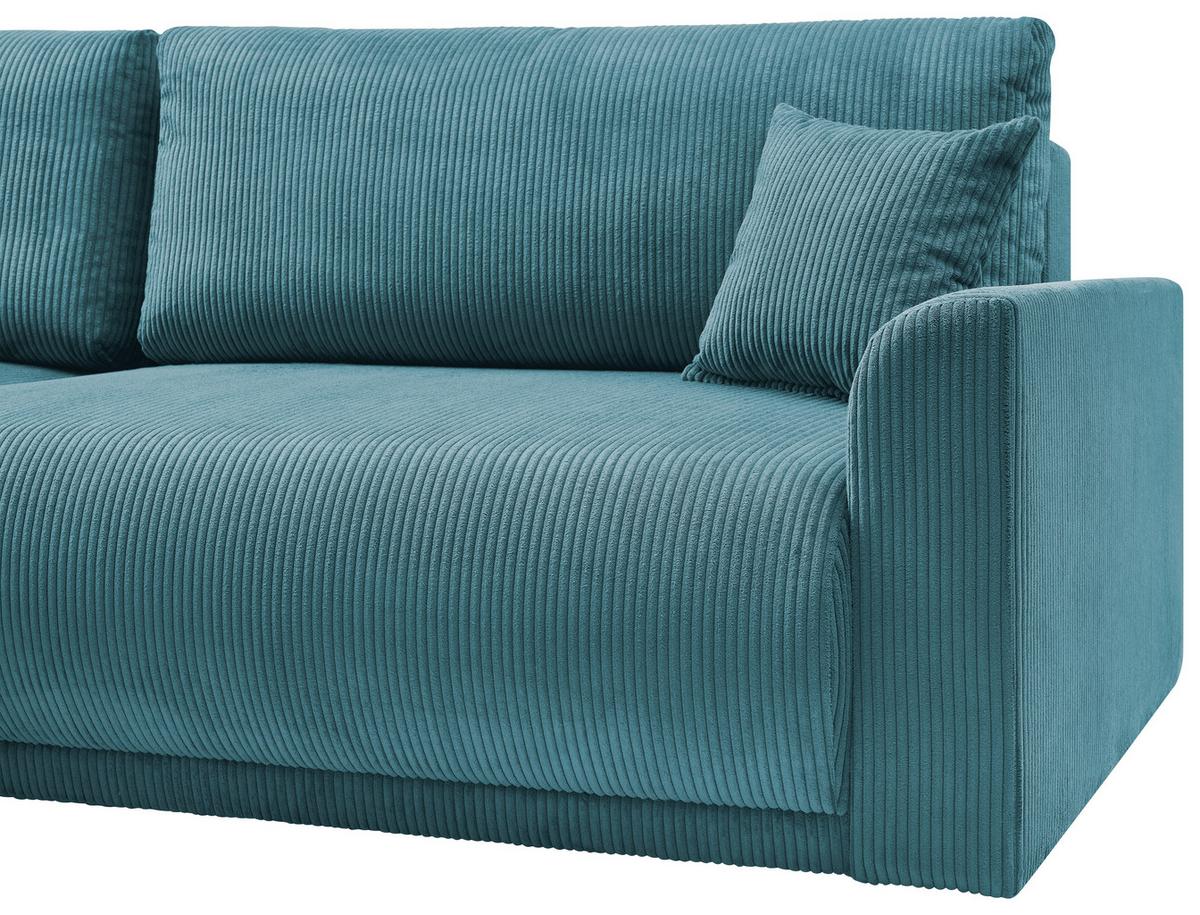 Kutna Garnitura Kim - tirkizna, Moderno, drvo (233/146cm) - Modern Living