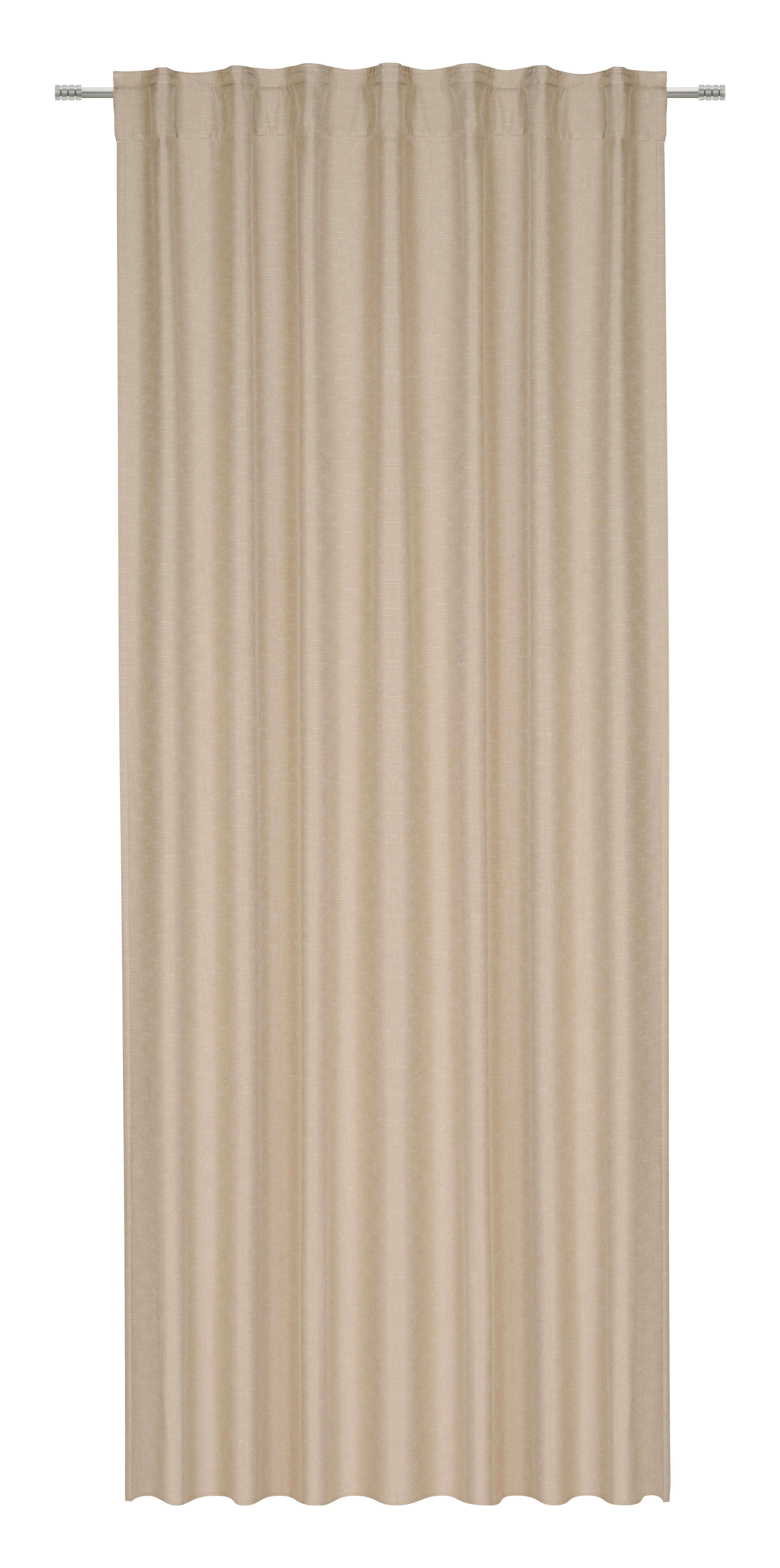 Wärmeschutzvorhang Anton Beige ca. 135x255cm - Beige, Textil (135/255cm) - Mömax