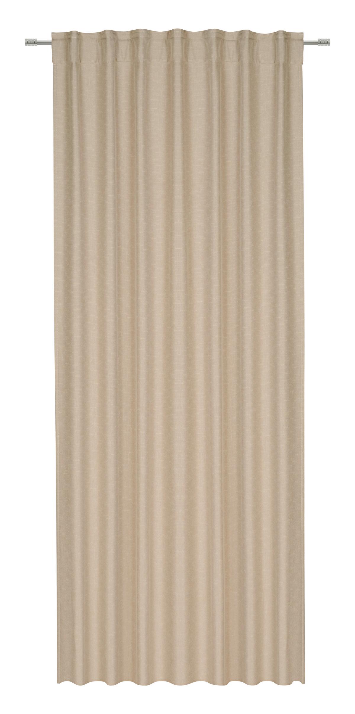 Wärmeschutzvorhang Anton Beige ca. 135x255cm - Beige, Textil (135/255cm) - Mömax
