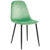 STUHL FIOLO - Schwarz/Mintgrün, Design, Holzwerkstoff/Textil (41/83/44cm) - MID.YOU