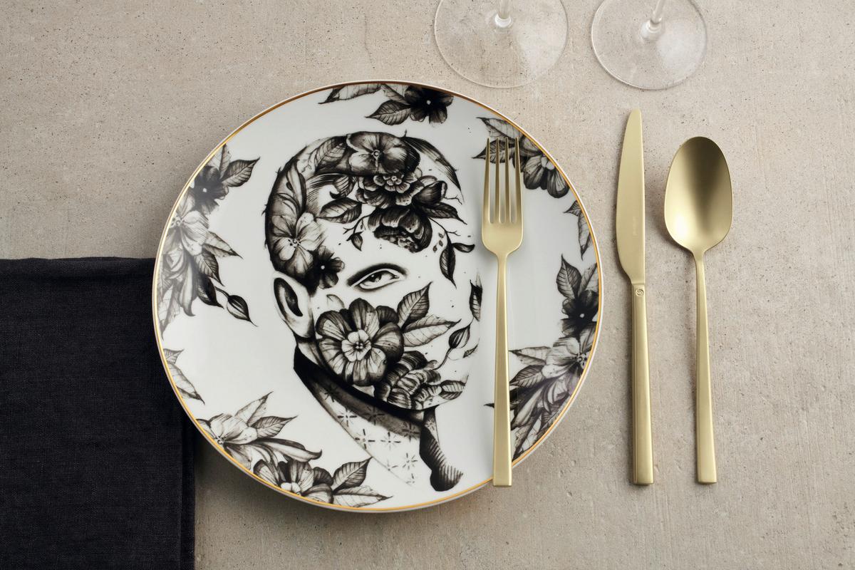 ZESTAW SZTUĆCÓW 52662P81 SAMBONET - kolor złoty, Basics, metal - Sambonet