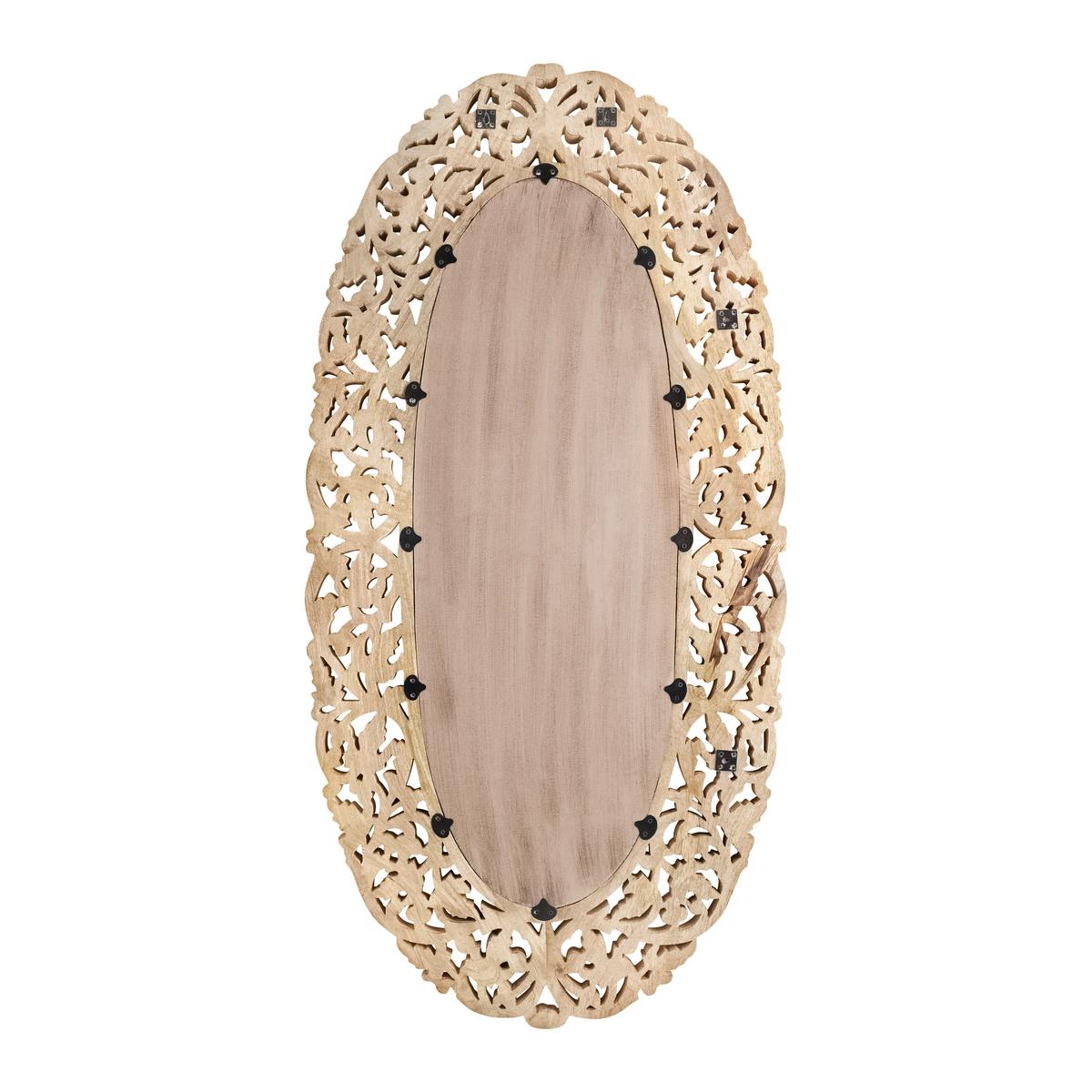Oglindă de perete SCOLPIO -STUDIO- - culoare natur, Romantik / Landhaus, lemn/material pe bază de lemn (75/150/3,5cm) - Premium Living