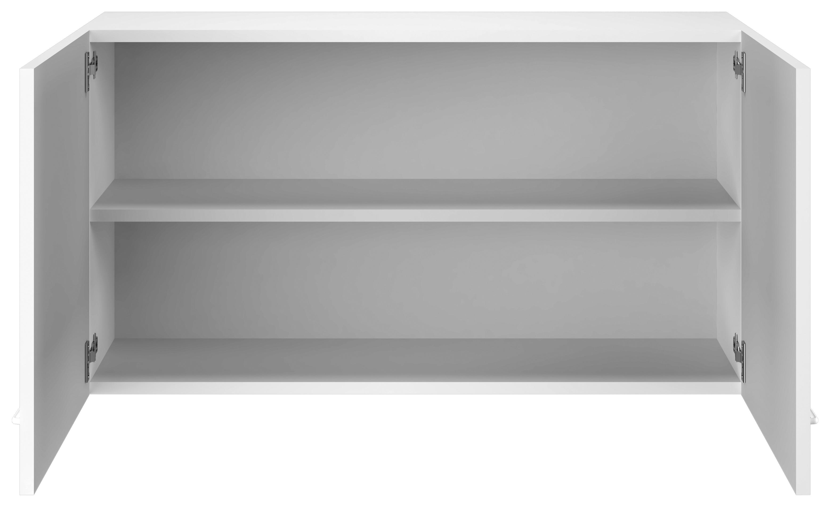 CORP SUPERIOR DE BUCĂTĂRIE SPEED  H 100 W - alb, Konventionell, material pe bază de lemn (100/54,8/32cm)