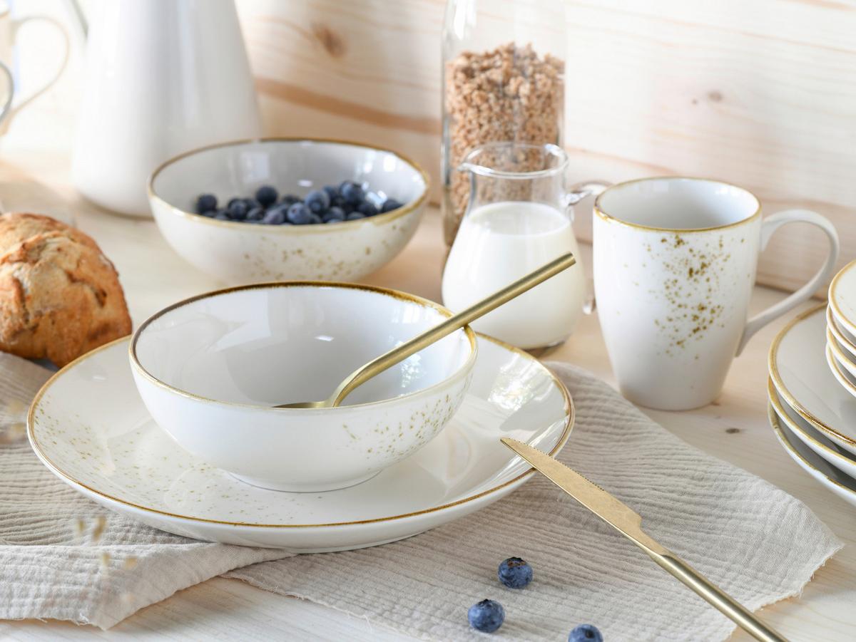 Set Skodelic Za Kosmiče Nature Collection, 6-Delni - krem barve, Basics, keramika (16,5/6cm) - Creatable