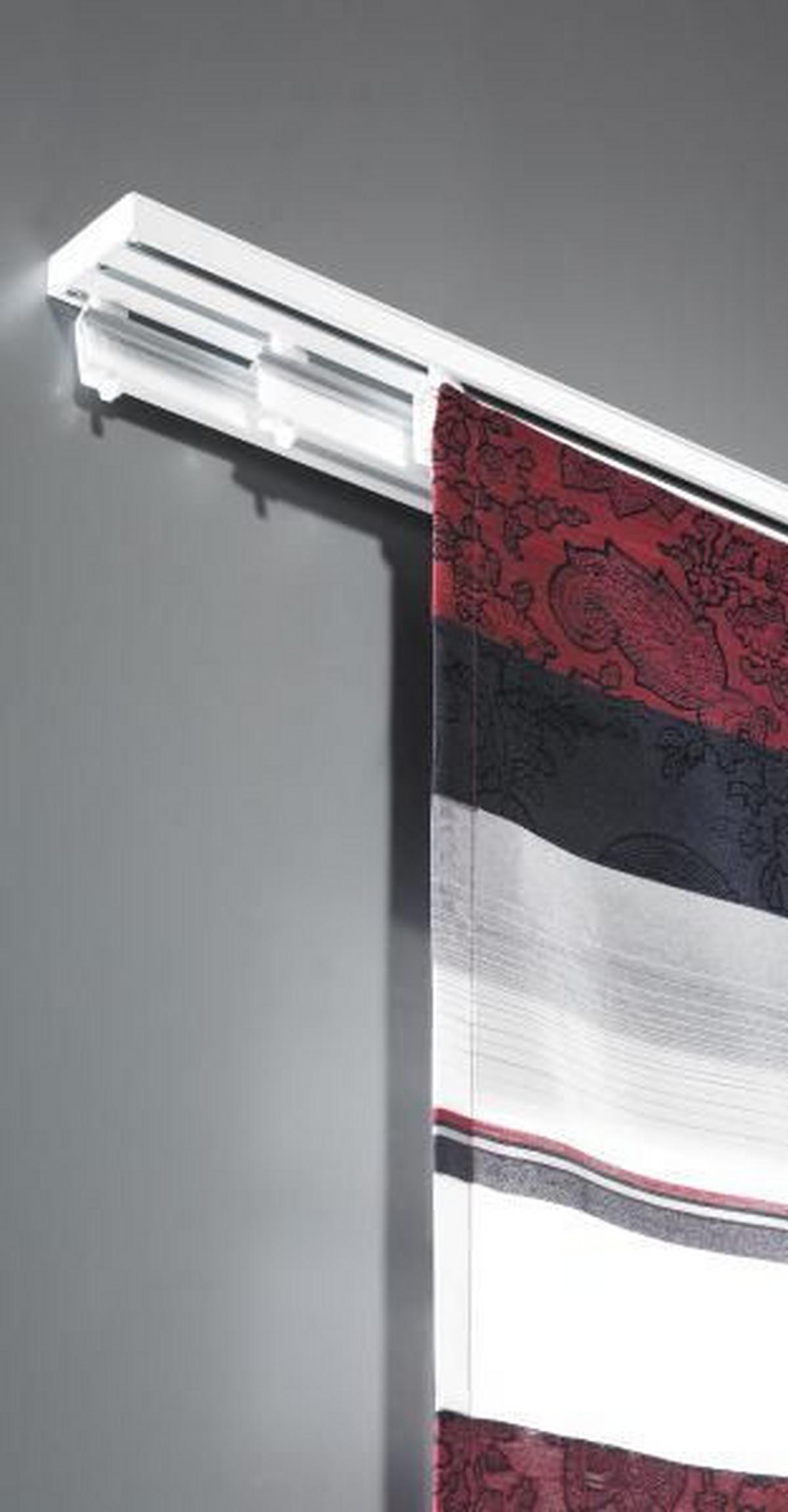 SZYNA DO ZASŁON PANELOWYCH 90000-005 3-CZĘŚCIOWY  ZESTAW - biały, Design, metal (160cm) - Homeware