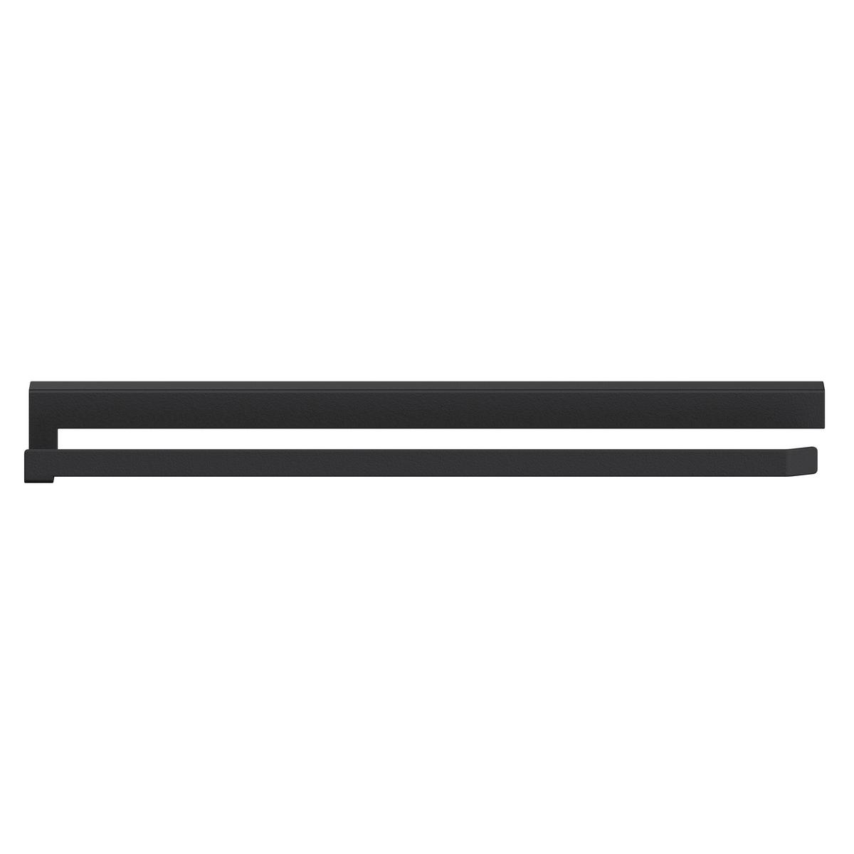 Küchenrollenhalter Systemstyle Schwarz - Schwarz, MODERN, Metall (29/2,5/8cm) - System Style