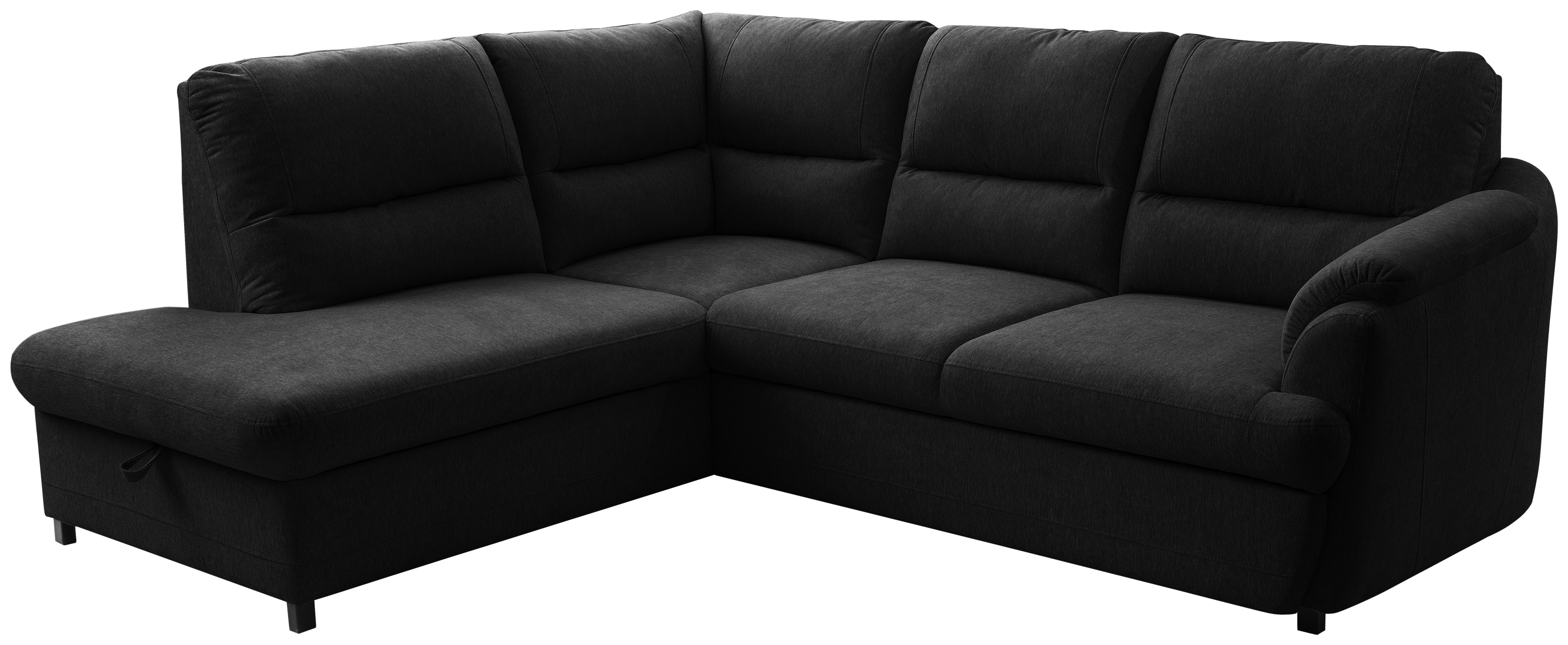 Kutna Garnitura Gusto - boje grafita/crna, Basics, tekstil/drvo (200/240cm) - Modern Living