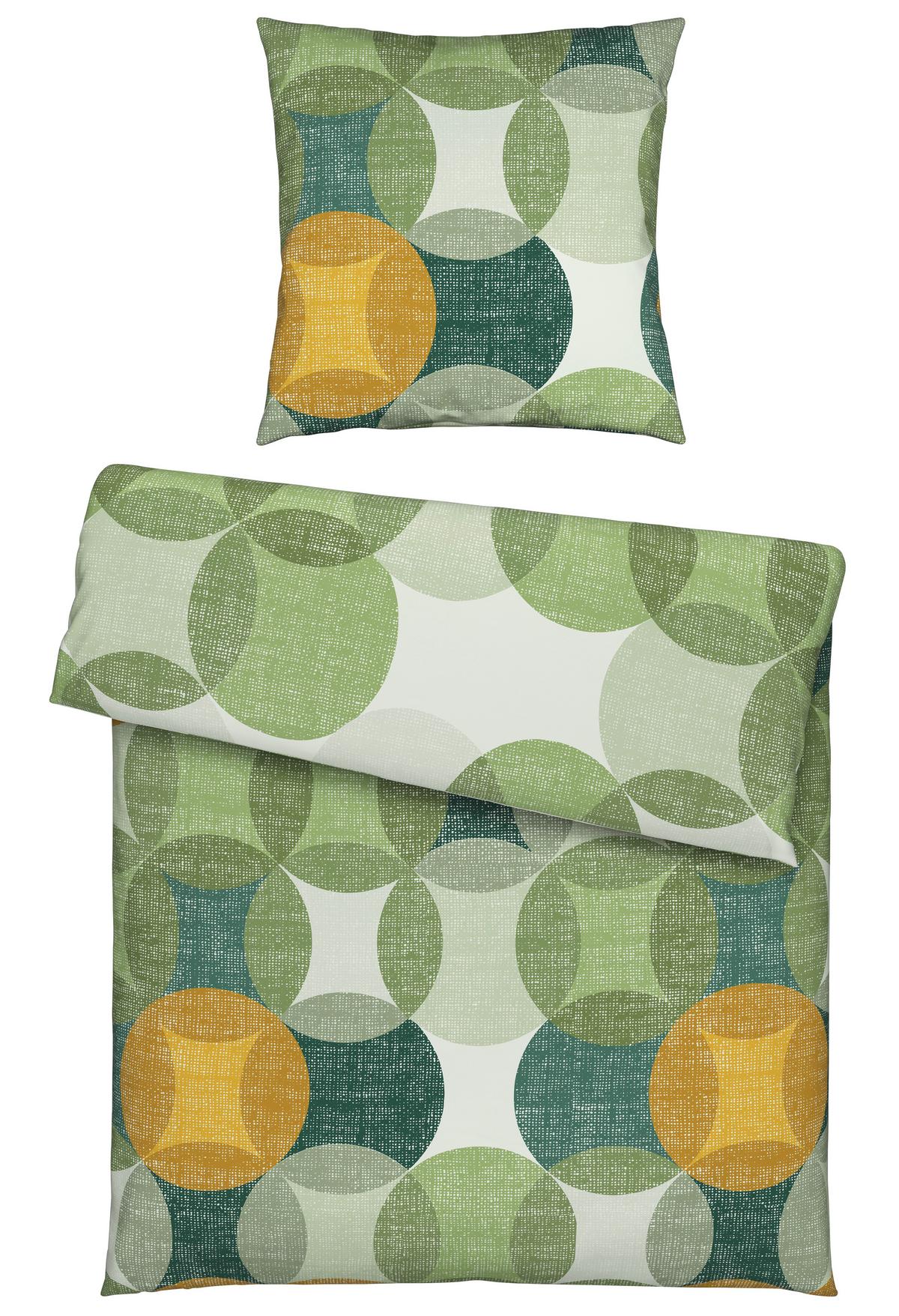 POŚCIEL NEUVAC - zielony, tkanina (155/220cm) - Novel