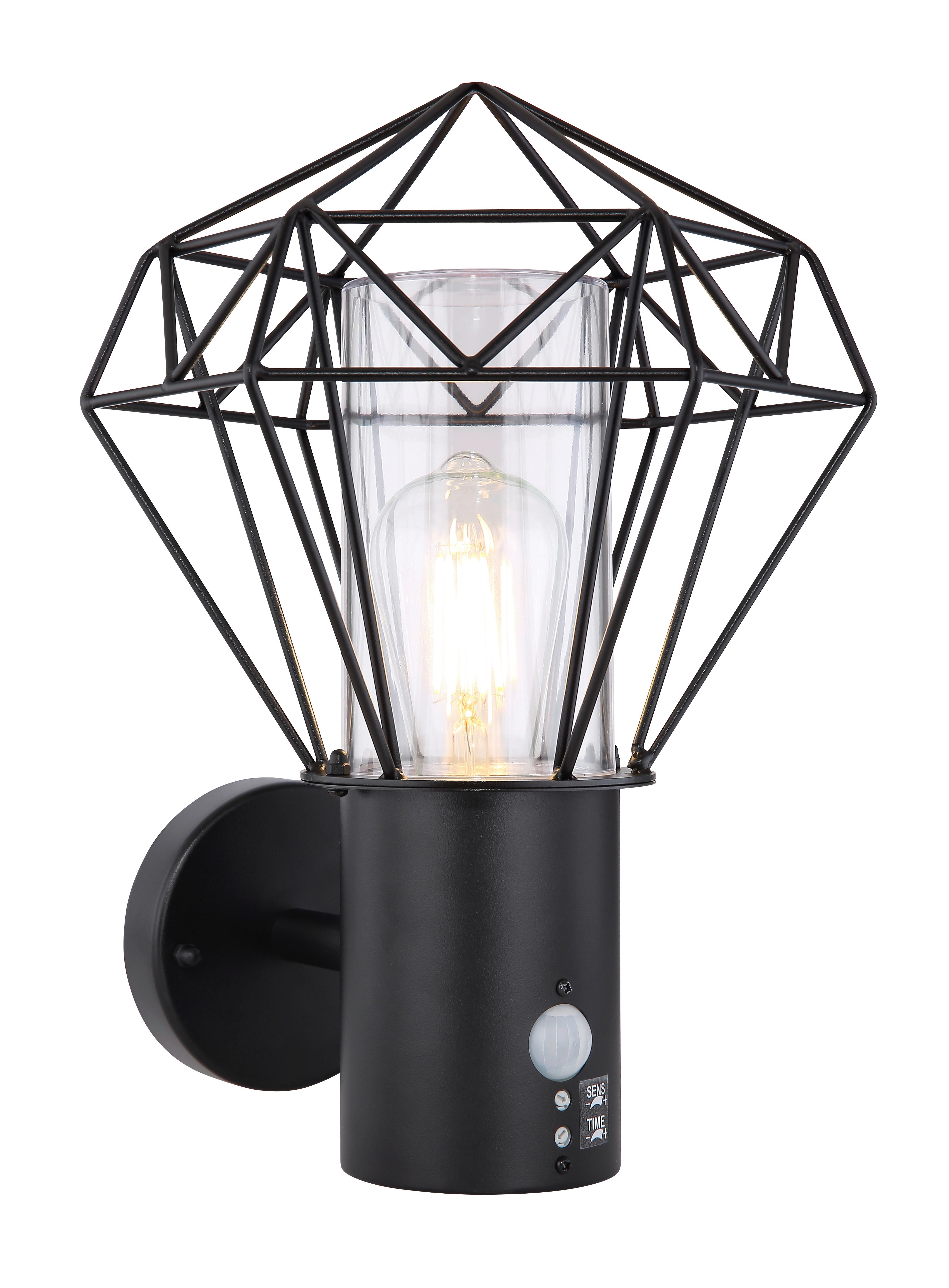 AUSSENWANDLEUCHTE 31355SLMDS - Basics (22,5/27,5/34cm) - Globo