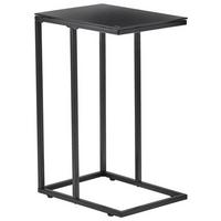 STOLIK BOCZNY JOKO - czarny, Design, metal/szkło (40/30/60cm) - Carryhome