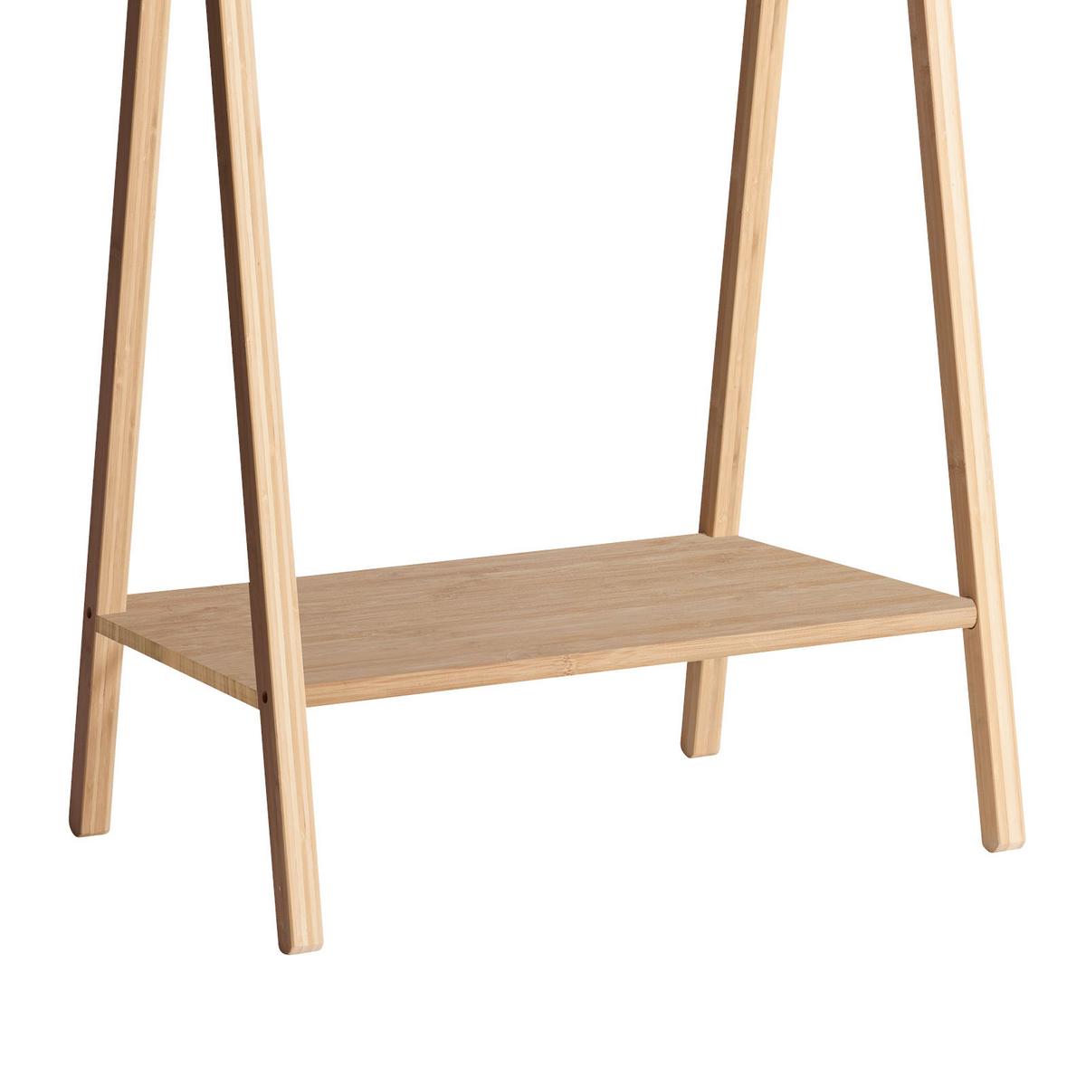 KLEIDERSTÄNDER NOBLE 5167002 - Naturfarben, ROMANTIK / LANDHAUS, Holz (74/180/50cm) - MID.YOU