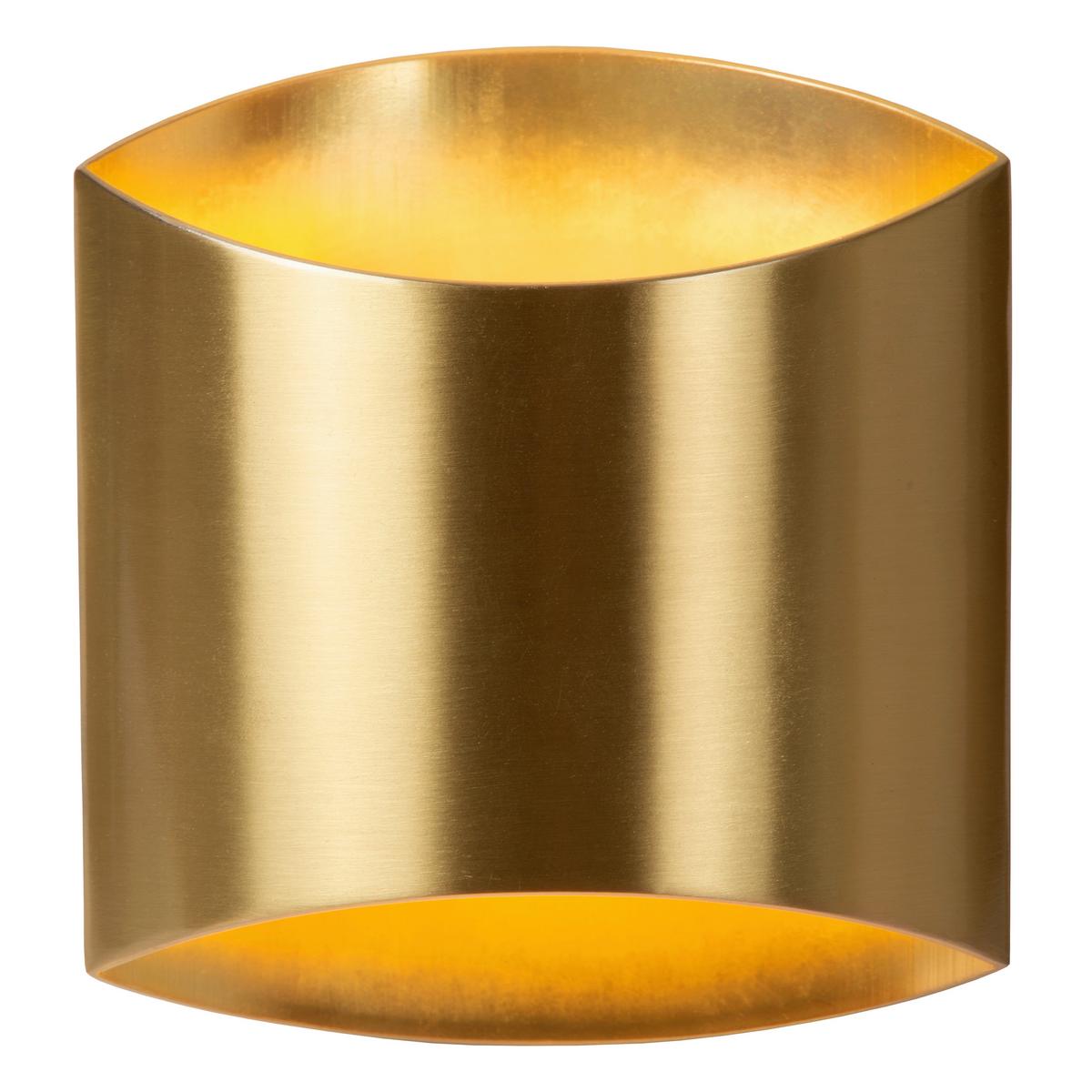 Led-wandleuchte 09240/01/02 Diletta - Messingfarben, Konventionell, Metall (22.5/16/8.5cm) - Lucide