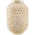 Laterna Hailey - naravna, Moderno, steklo/les (30/40cm) - Mömax modern living Laterna Hailey - naravna, Moderno, steklo/les (30/40cm) - Mömax modern living