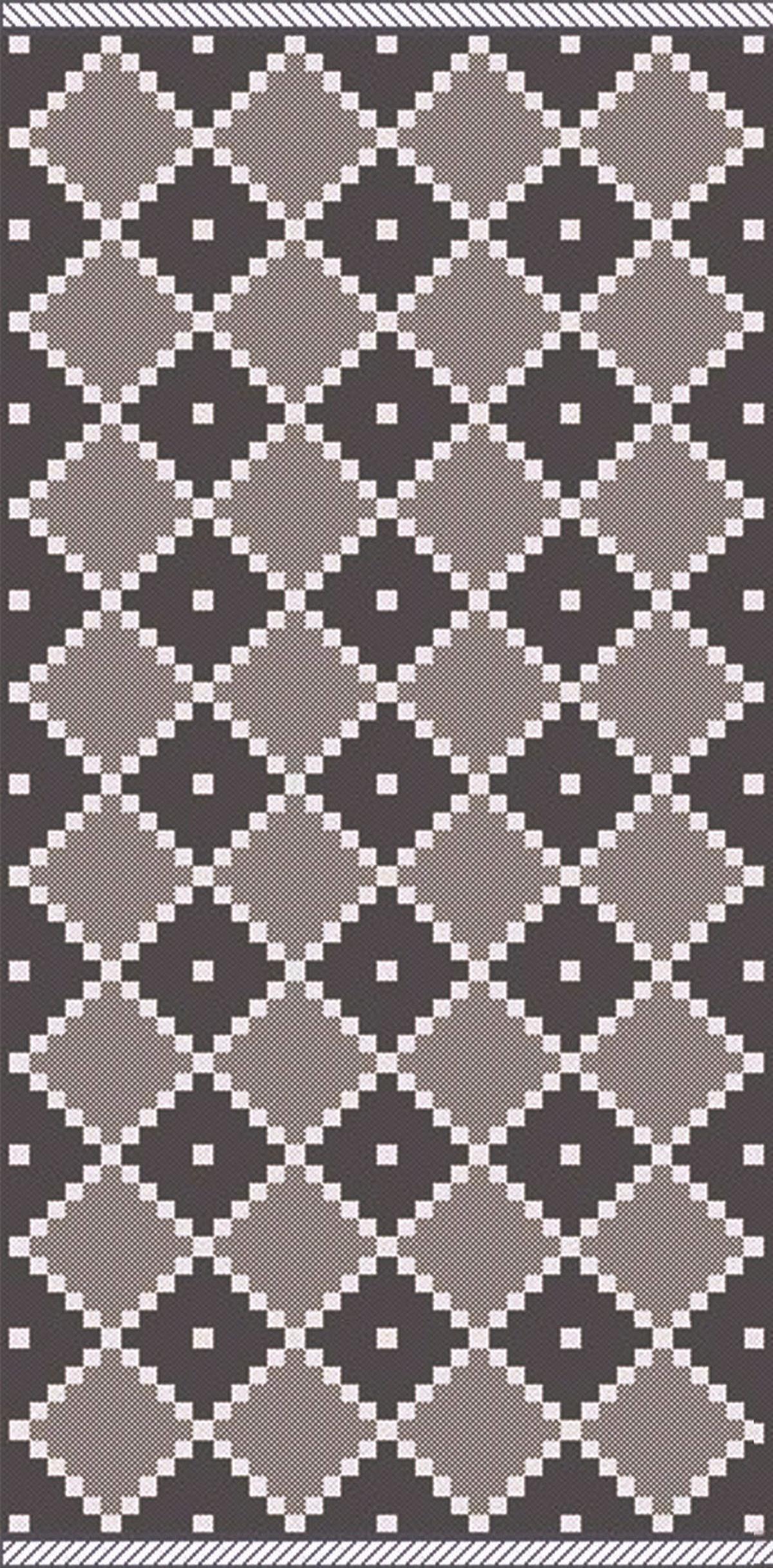 Covor cu țesătură plată Phoenix 1 - antracit/gri, Modern, textil (80/150cm) - Modern Living