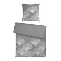 Bettwäsche Noa Grau/Weiß ca. 135x200cm - Weiß/Grau, Textil (135/200cm) - Mömax