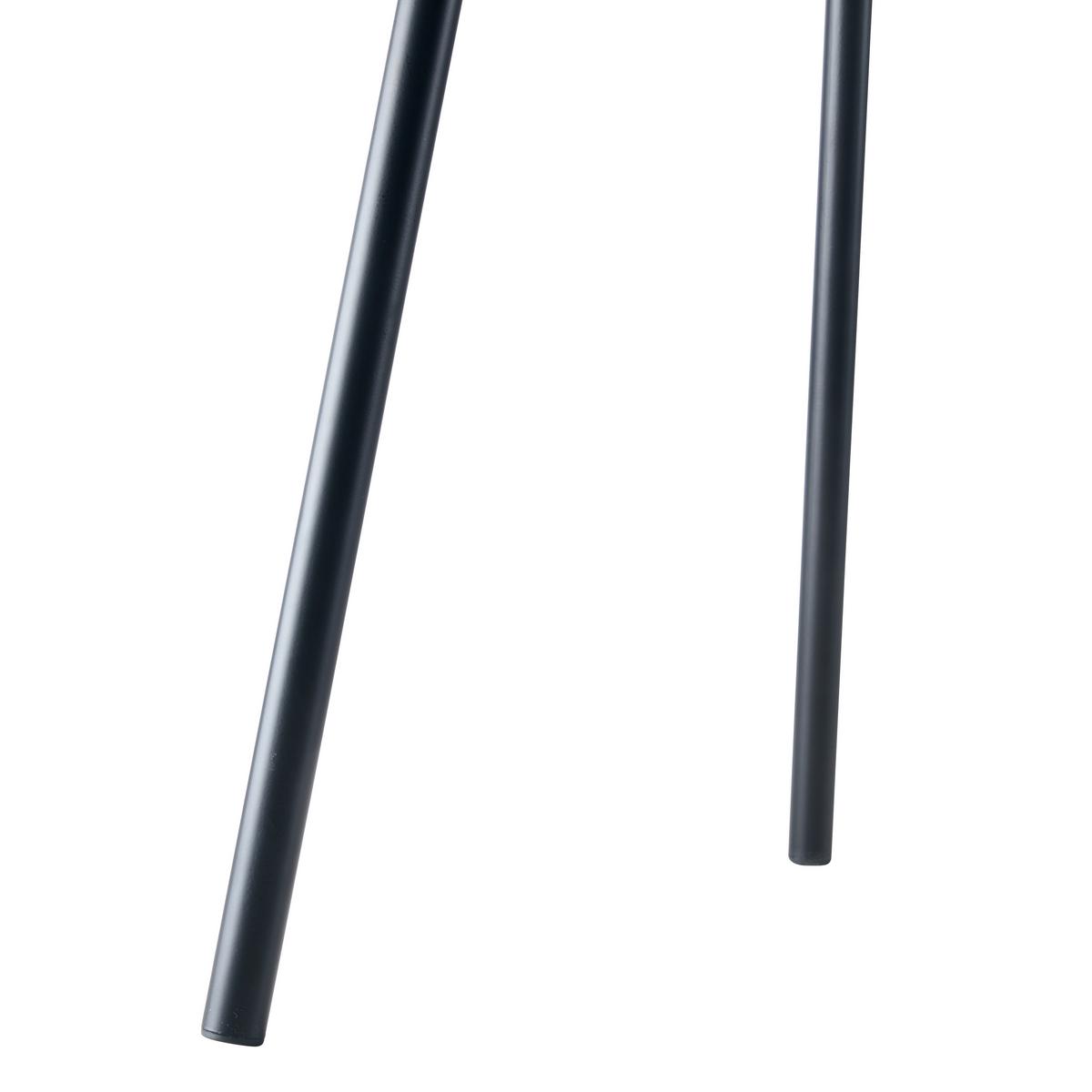 Masă BRANDON -TREND- - culoare natur/negru, Modern, lemn/metal (100/75cm) - Mömax