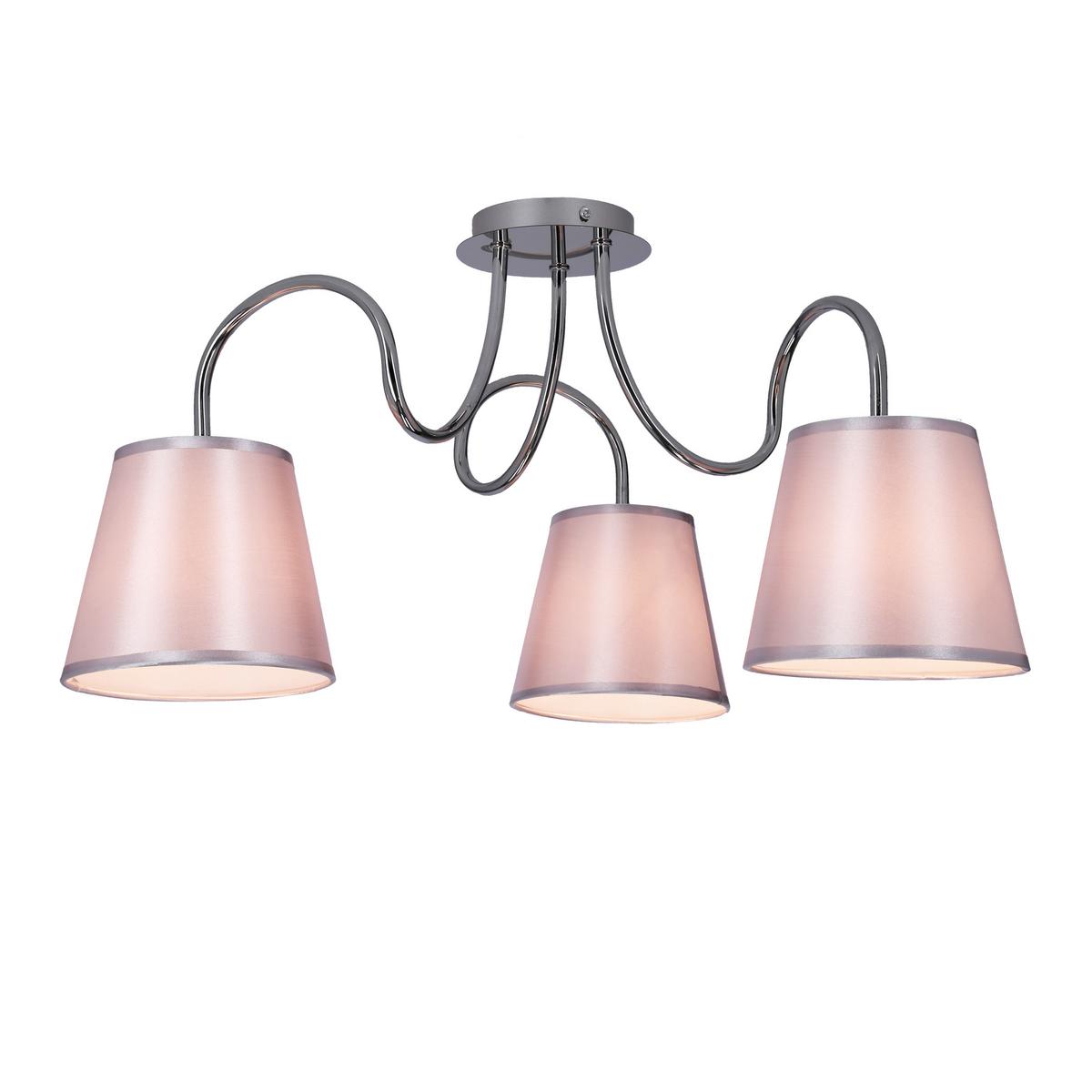 Stropna Svjetiljka Luk - boje kroma, Konvencionalno, metal/plastika (60/60/36cm)
