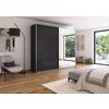 Ormar S Kliznim Vratima Feldkirch - srebrne boje/antracit, Moderno, drvni materijal/metal (271/229/62cm) - Modern Living
