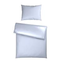 Ágyneműhuzat-garnitúra Pamutszatén Xenia Uni - fehér, Modern, textil (140/200cm) - Premium Living