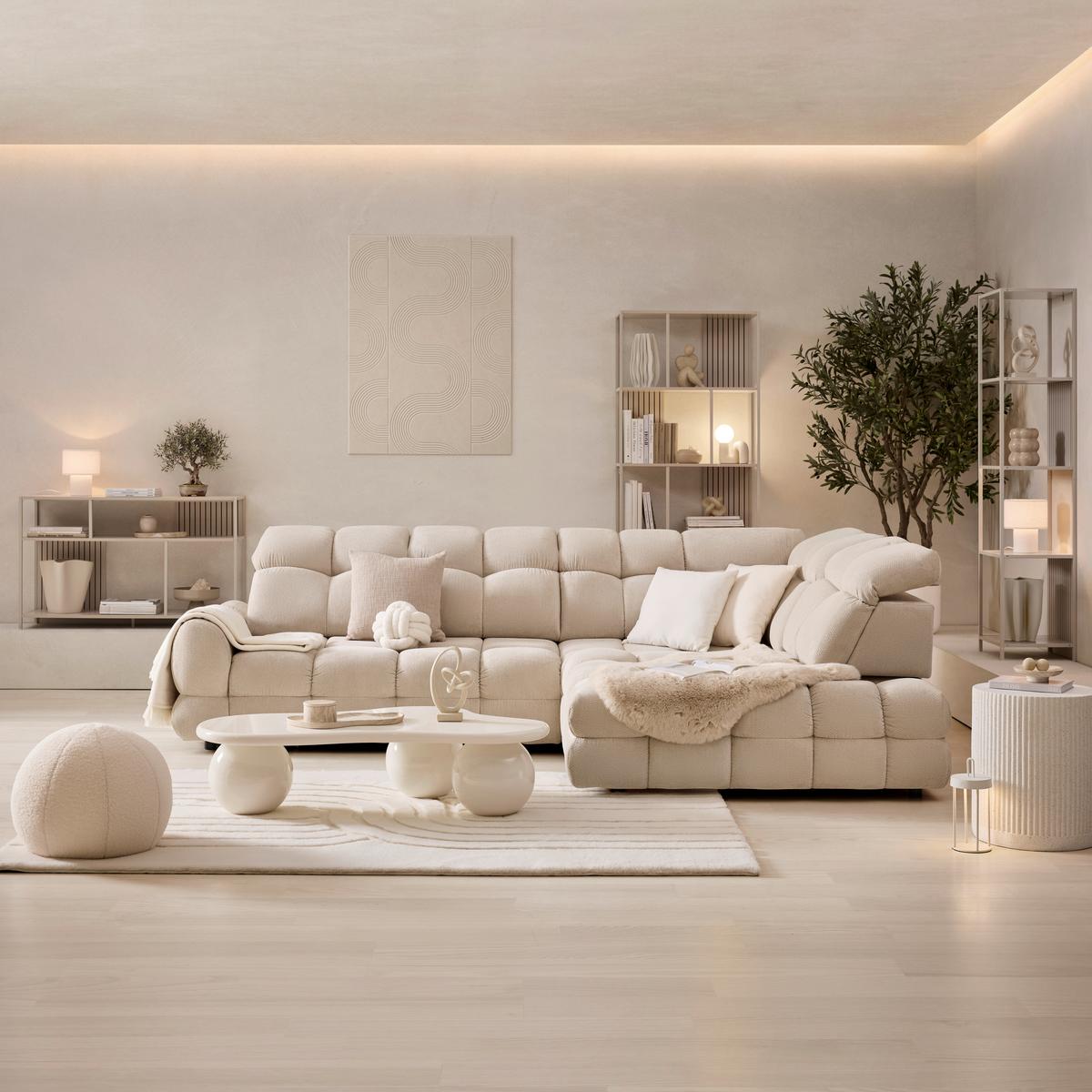 Skulptur Mary in Beige - Beige, LIFESTYLE, Kunststoff (15,5/26/9,5cm) - Mömax