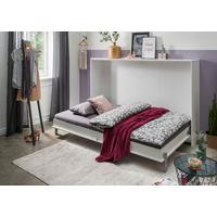 Klappbett Juist ca. 90x200 cm Weiß - Weiß, KONVENTIONELL, Holz/Holzwerkstoff (90/200cm) - MID.YOU