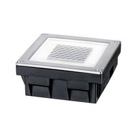 Solarleuchte Solar Cube LED in Edelstahlfarben max. 0,24 W - Klar/Edelstahlfarben, Basics, Metall (10/4,5/10cm) - Paulmann