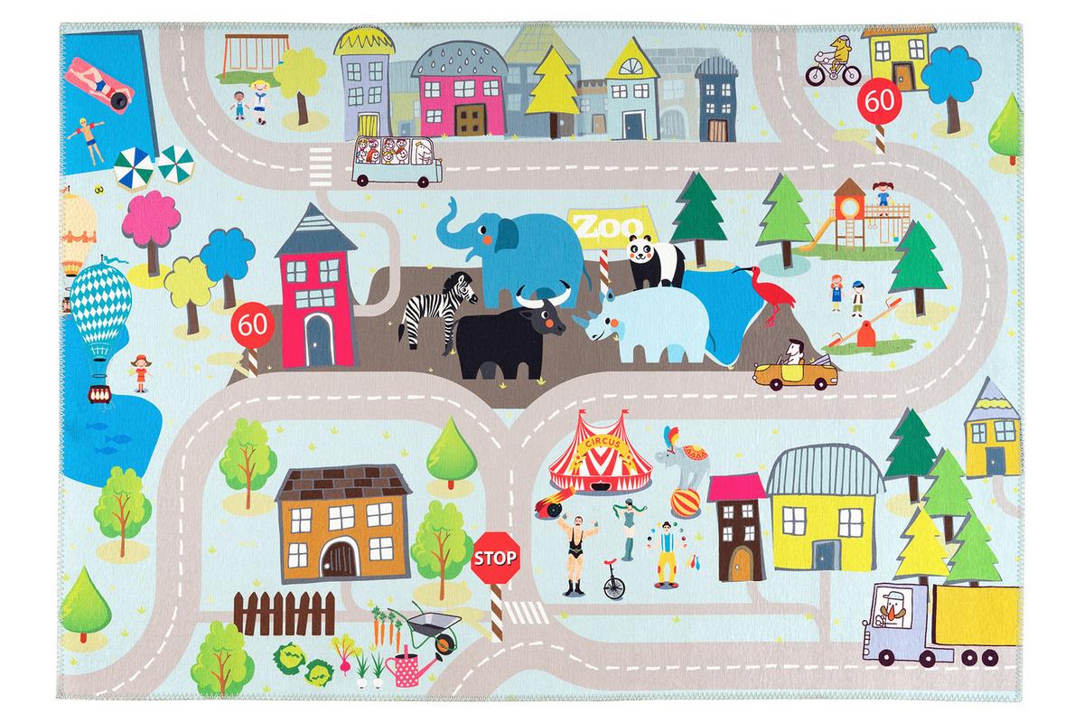 SPIELTEPPICH MY TORINO KIDS - Multicolor, Trend, Textil (120/170cm) - Ben'n'jen