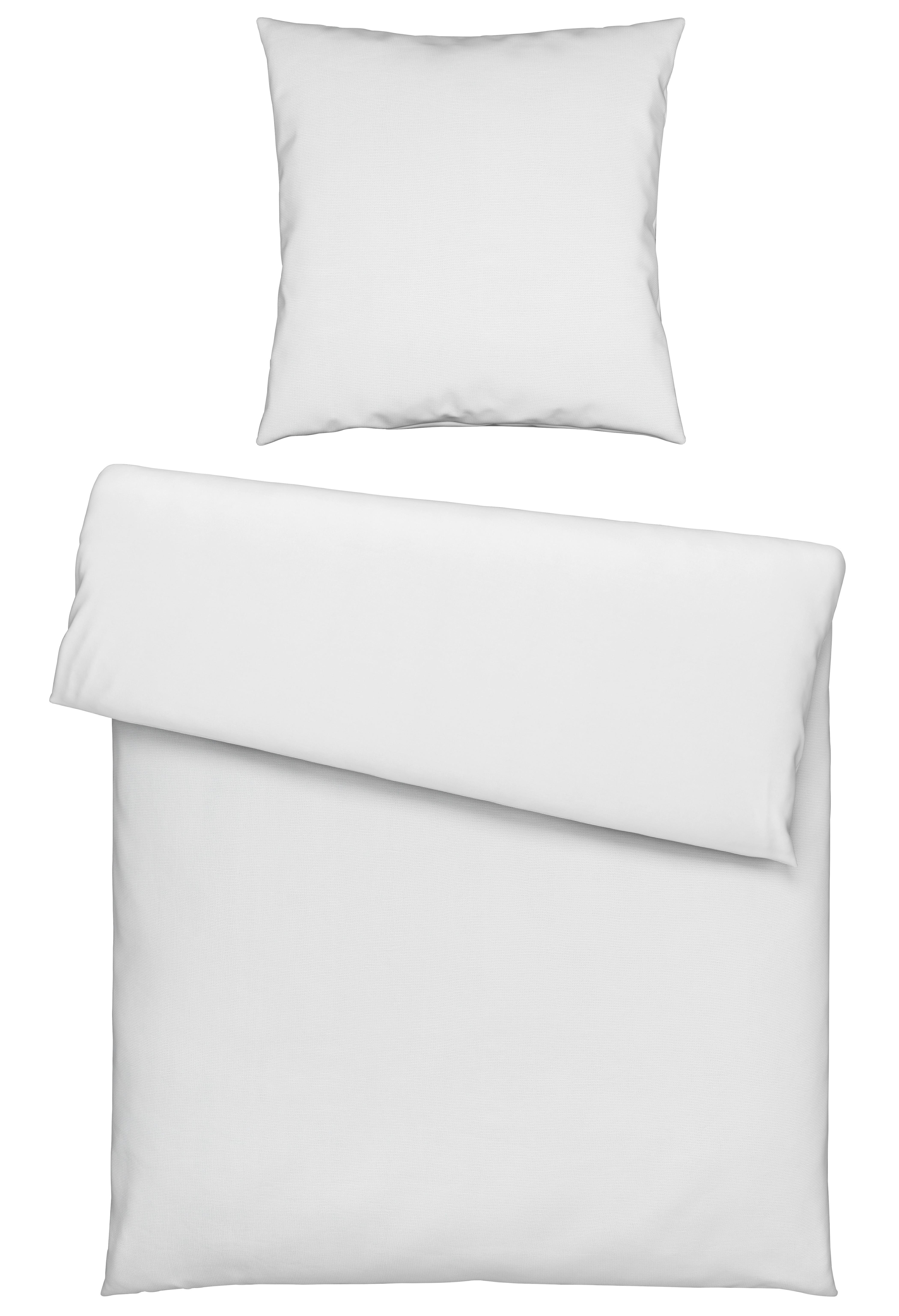 Bettwäsche Waffel in Weiß ca. 135x200cm - Weiß, MODERN, Textil (135/200cm) - Modern Living
