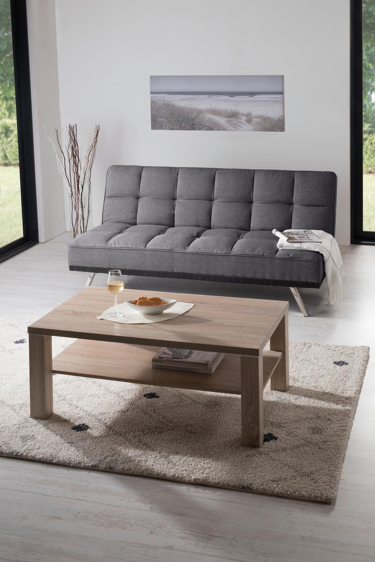 Zofa S Posteljno Funkcijo Roma, Antracit - barve nerjavečega jekla/antracit, Basics, kovina/tekstil (179/84/96cm) - Mömax