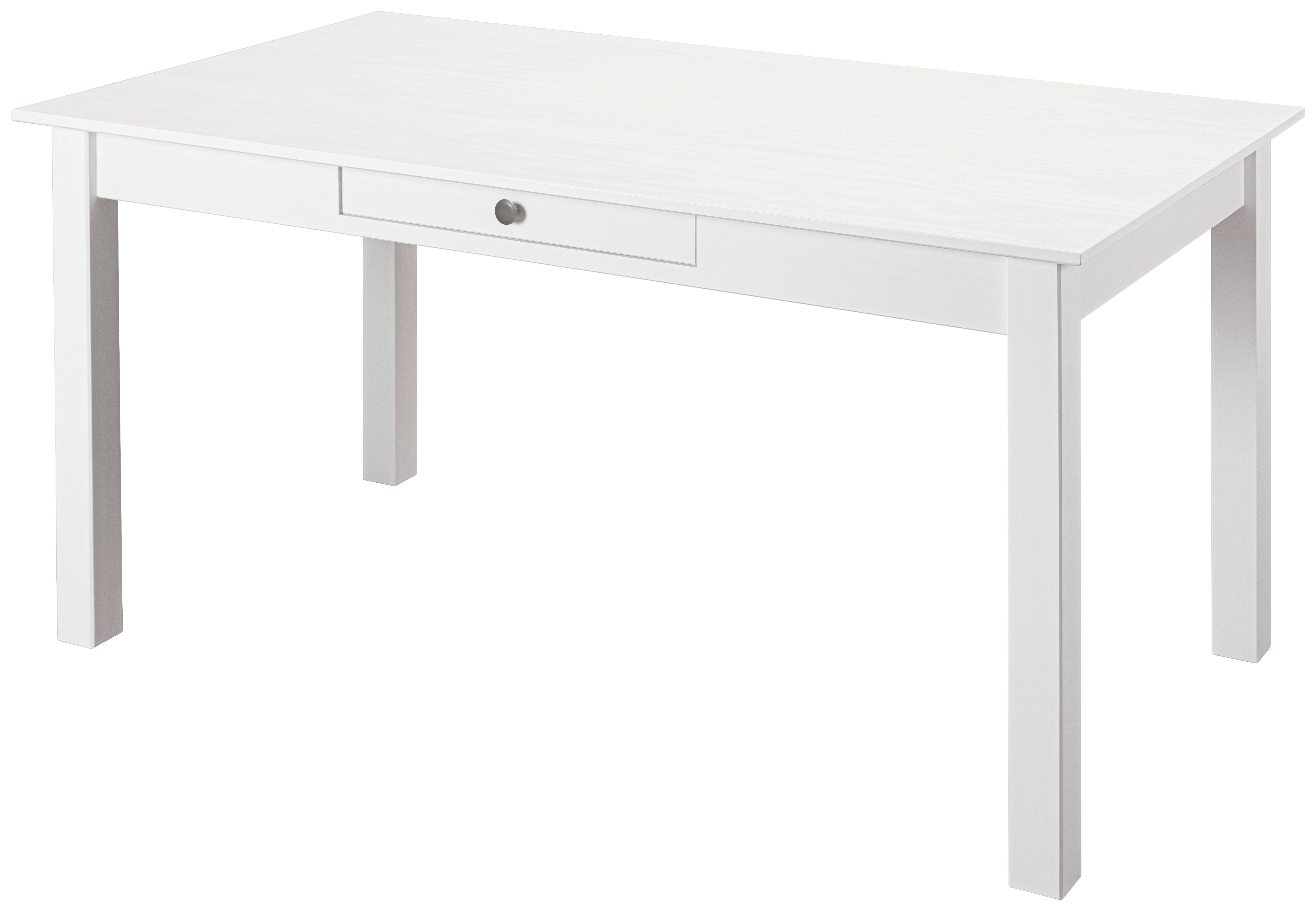 Esstisch Chilly Home ca. 145x76x80 cm Weiß - Weiß, KONVENTIONELL, Holz (145/80/76cm) - MID.YOU