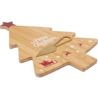 Set Tanjura Za Sir Snowy Tree - brončane boje/zelena, Basics, drvo/metal (22/31cm)