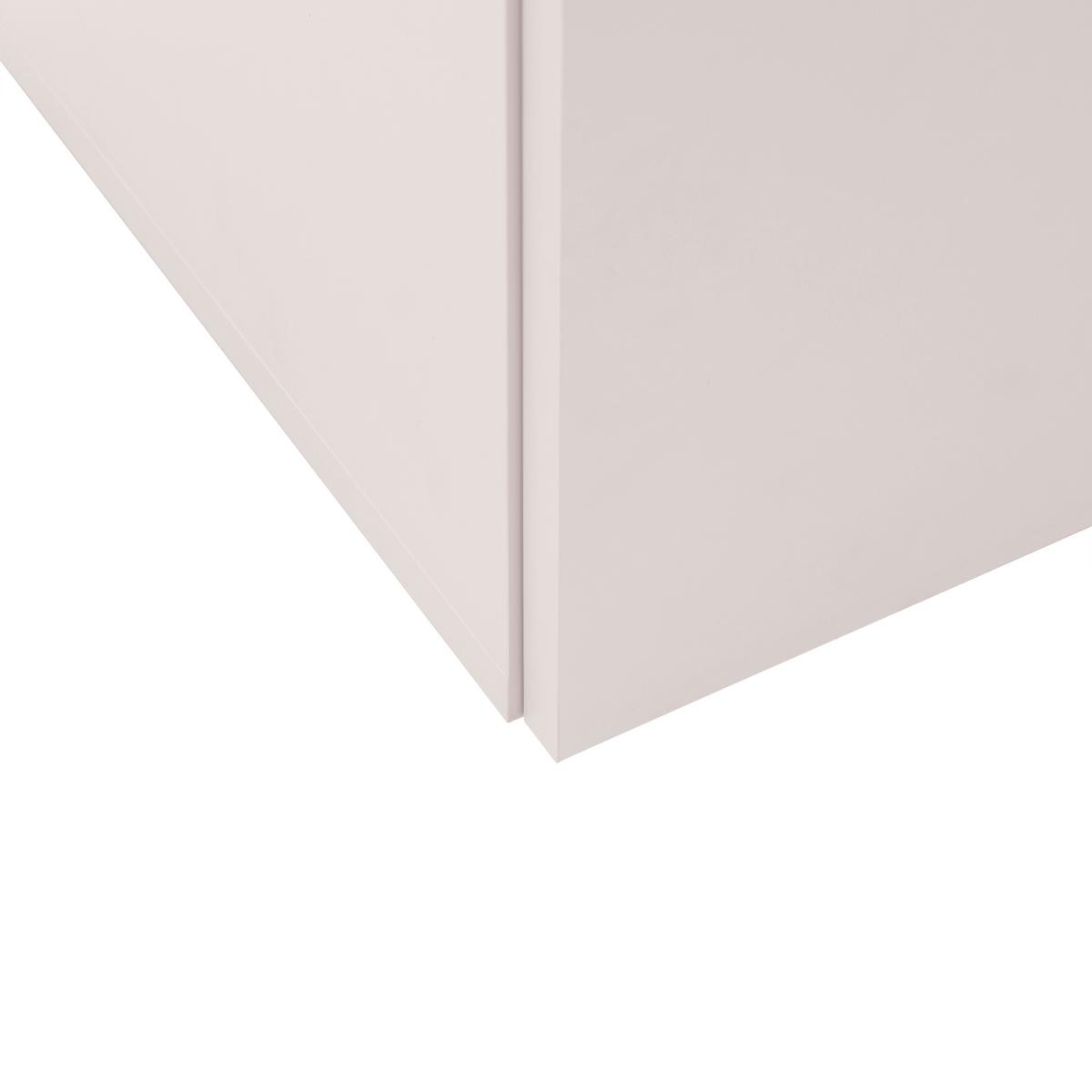 Regal Savanna Kaschmirfarben - Kaschmir/Schwarz, Modern, Holzwerkstoff/Kunststoff (80/180/35cm) - Mömax