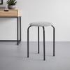 STAPELBAR PALL ISABELLE -SB- - grå/svart, Lifestyle, metall/textil (30/45/30cm) - Mömax
