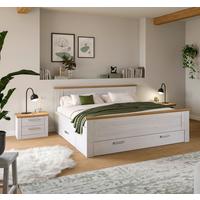 Schlafzimmer VERONA 3-teilig Lärchefarben, Eiche Artisan - Lärchefarben/Eiche Artisan, ROMANTIK / LANDHAUS, Holzwerkstoff - Livetastic