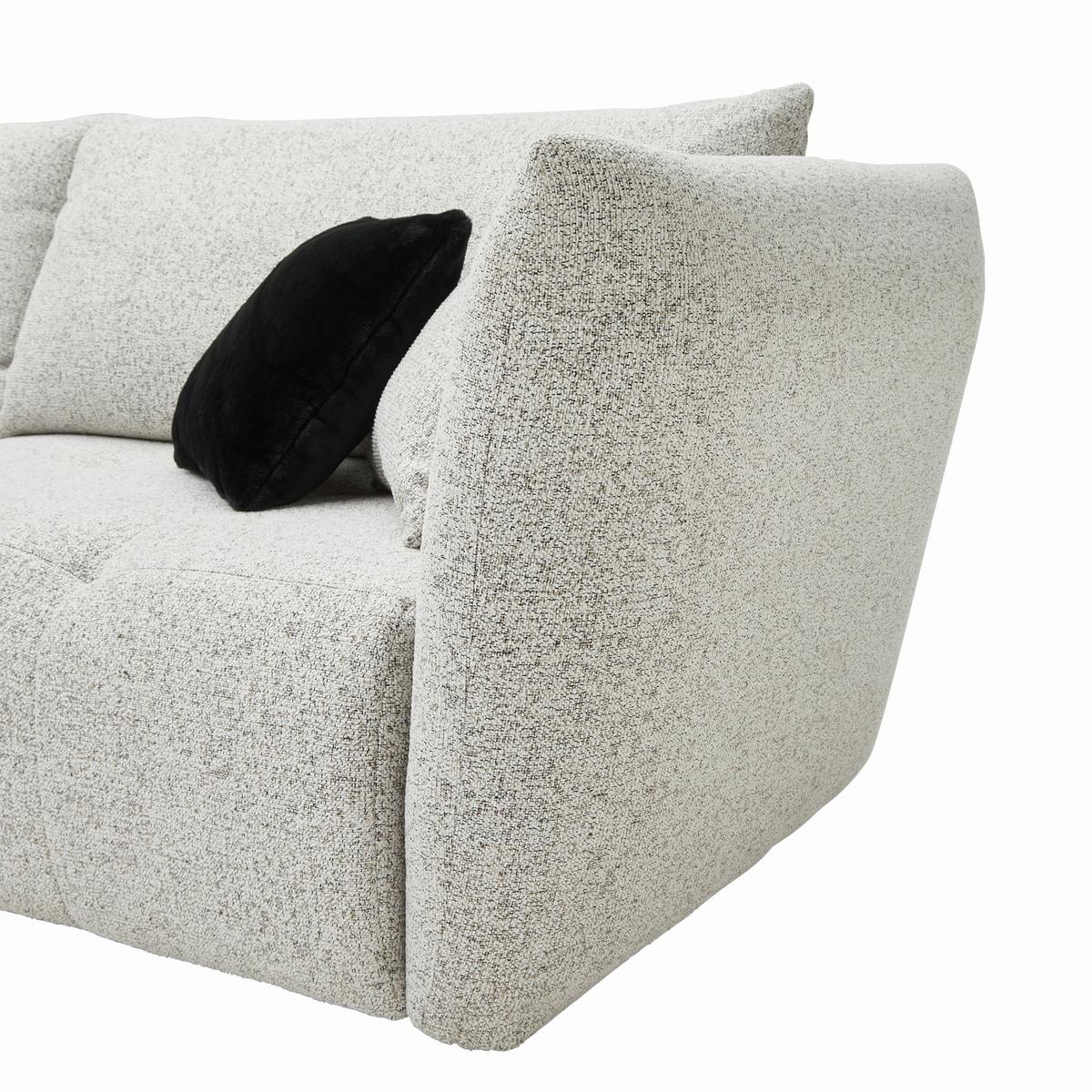 Wohnlandschaft Bonny Beige - Beige/Schwarz, MODERN, Textil (193/300cm) - Premium Living